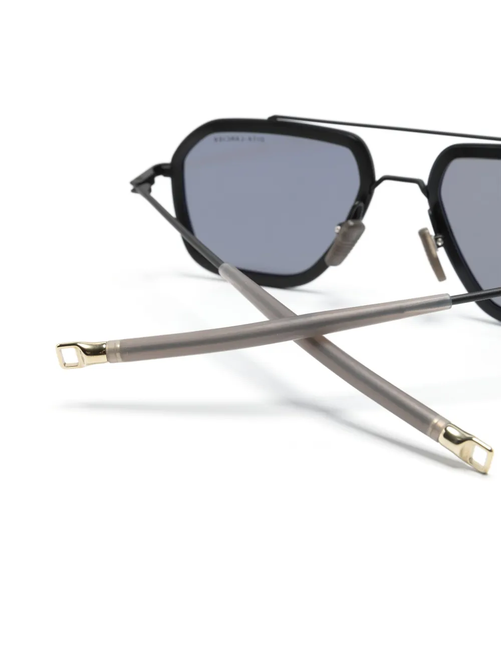 Dita Eyewear Lsa-433 Pilot-frame Sunglasses In Black