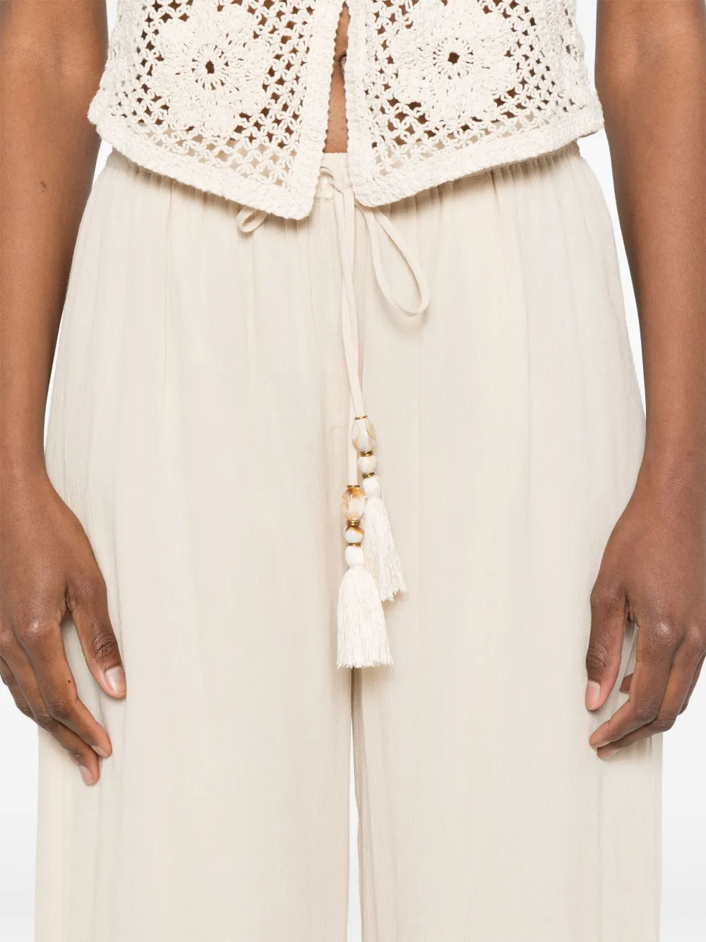 TWINSET STRAIGHT-LEG TROUSERS 