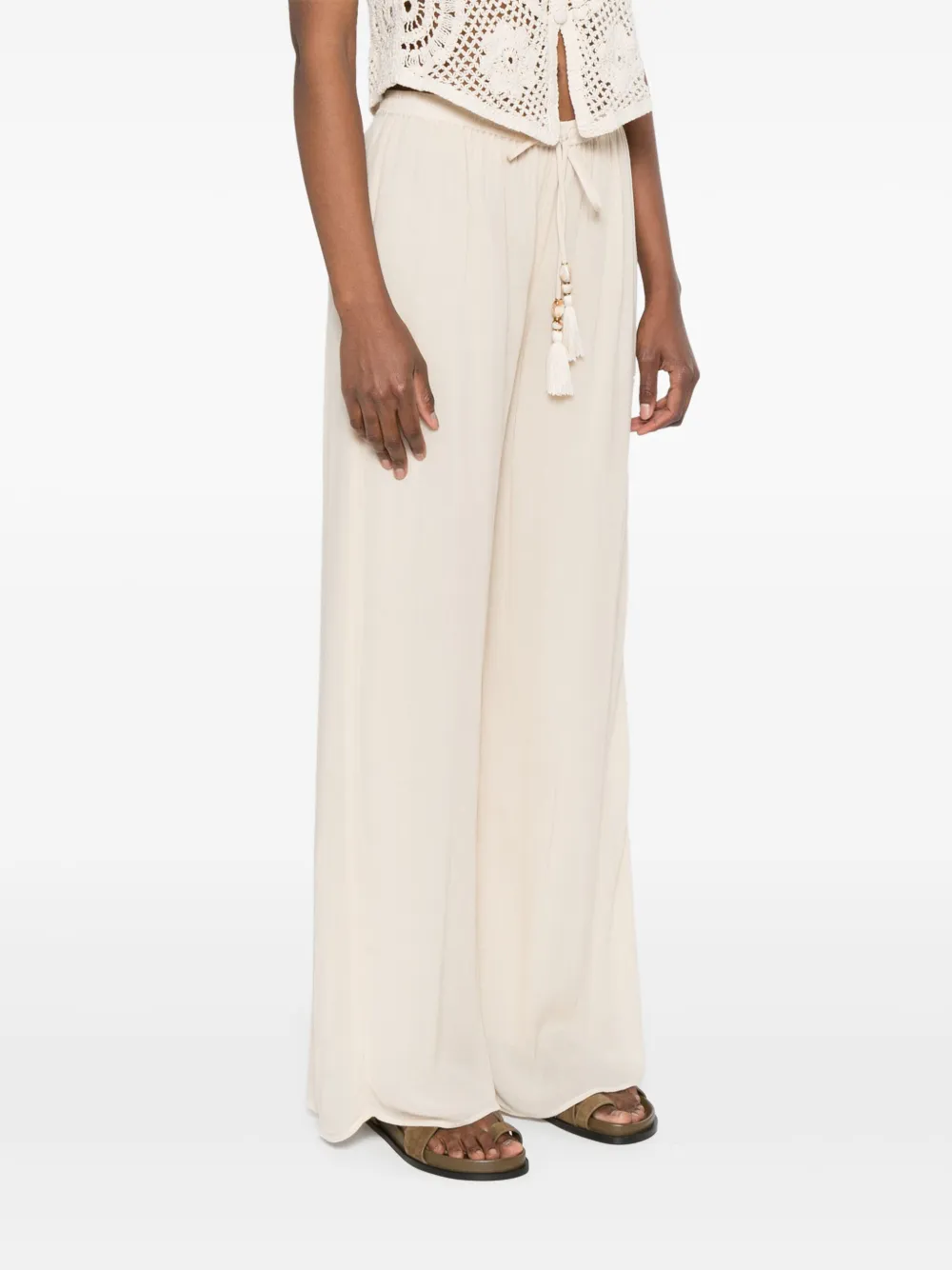 TWINSET STRAIGHT-LEG TROUSERS 