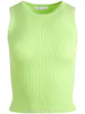 alice + olivia Tonita ribbed tank top - Green