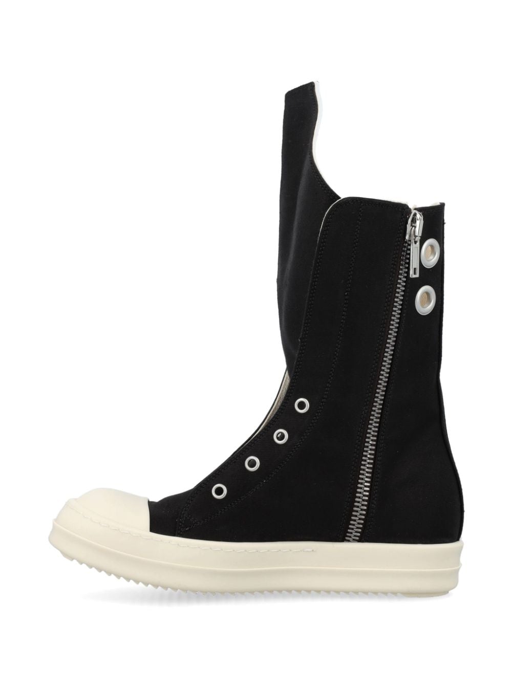 Shop Rick Owens Drkshdw Lido High-top Suede Sneakers In Black