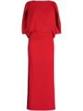 Silvia Tcherassi Harriet satin midi dress - Red