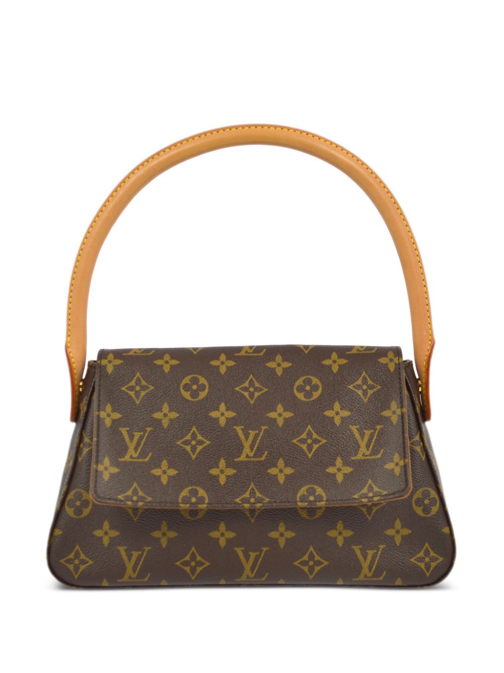 Pre-owned Louis Vuitton 2006 Mini Looping Shoulder Bag In Brown