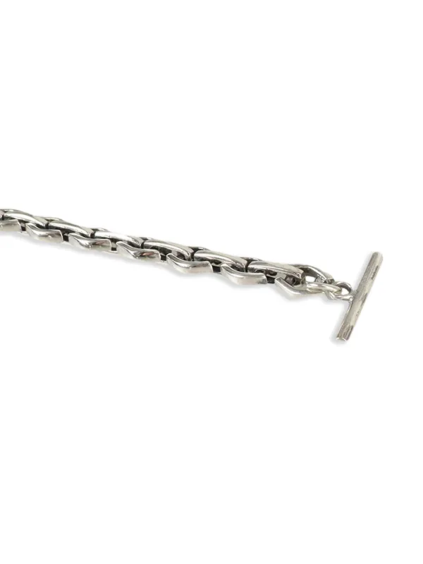Yohji Yamamoto cable-link Silver Bracelet | Silver | FARFETCH GE