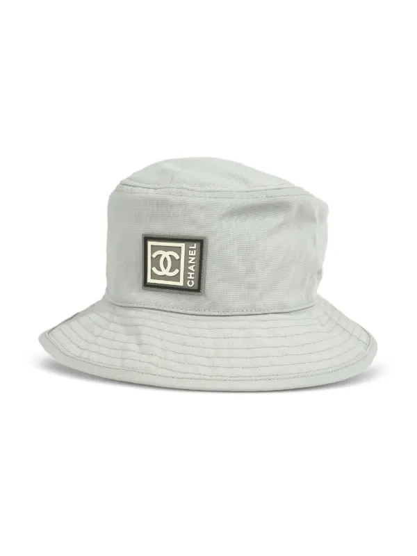 CHANEL Pre-Owned 1990-2000s Sport Line Bucket Hat | Grey
