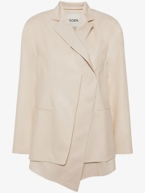 Goen.J blazer a capas con botones