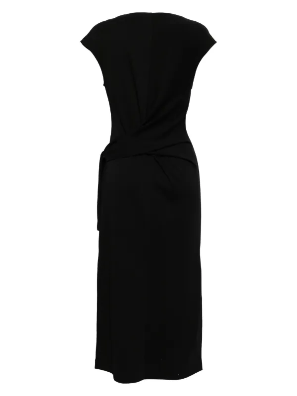 black and white halter mini dress Miss Circle Women Ignacia Office Casual Black and White Halter Mini A-line Dress