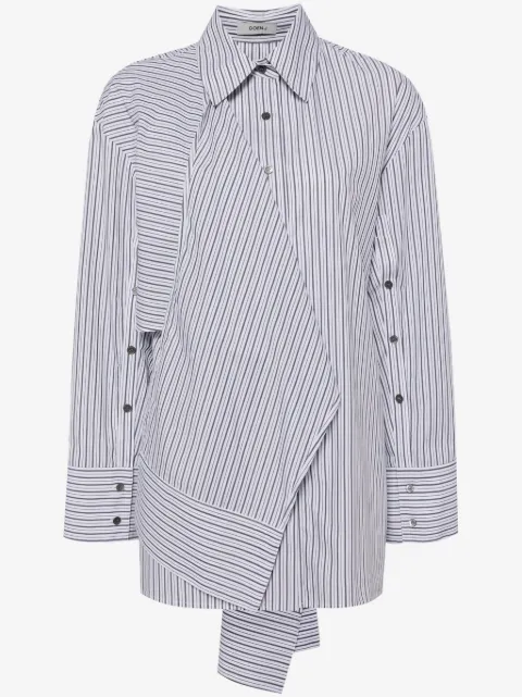 Goen.J stripe-print cotton shirt 