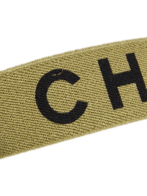 CHANEL Pre-Owned 1990 ロゴ サスペンダー | ニュートラル