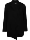 Goen.J layered single-breasted blazer - Black
