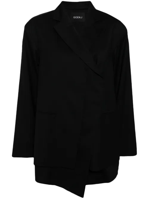 Blazer superposé à simple boutonnage - Goen.J - Modalova