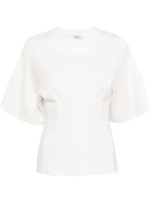 T-shirt en coton à fronces - Goen.J - Modalova