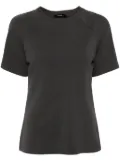 Goen.J twist-detailing cotton T-shirt - Grey