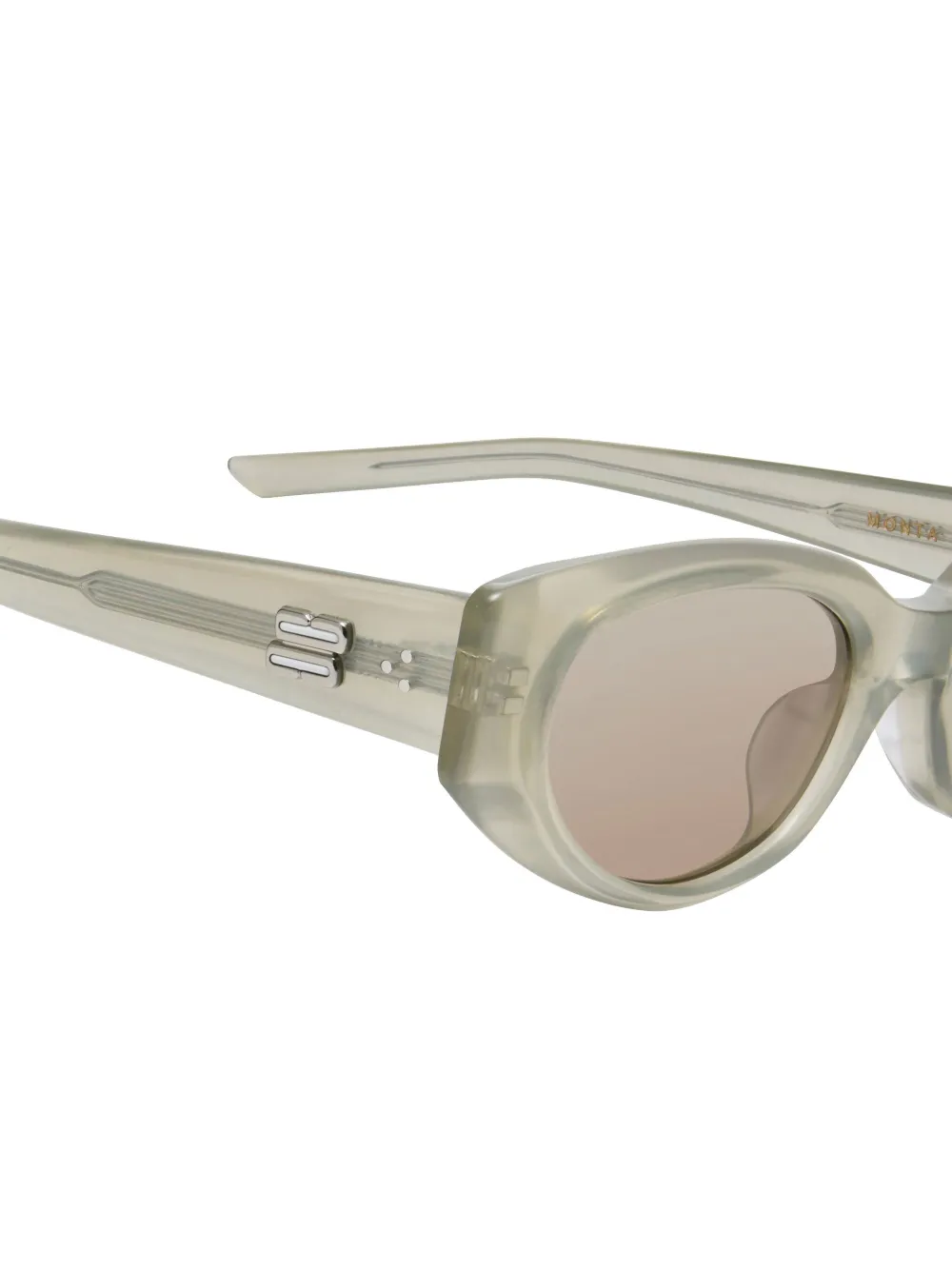 Gentle Monster Monta GC10 zonnebril met ovalen montuur Grijs