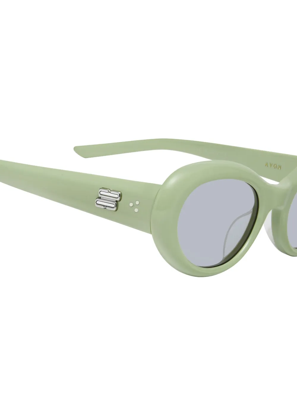 Gentle Monster Avon zonnebril met ovalen montuur Groen