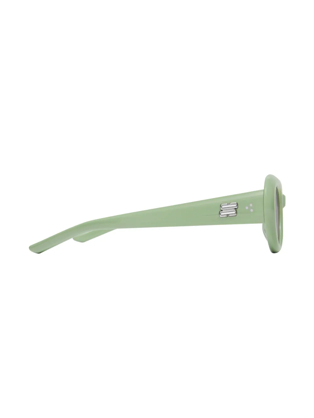 Gentle Monster Avon zonnebril met ovalen montuur Groen