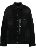 Balenciaga Size Sticker denim jacket - Black