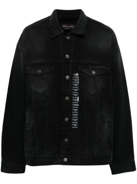 Balenciaga appliqué-detail denim jacket