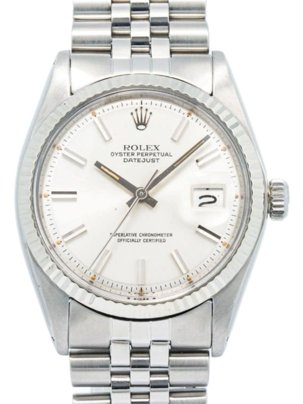 Rolex Pre-owned Datejust horloge 36 mm - Wit