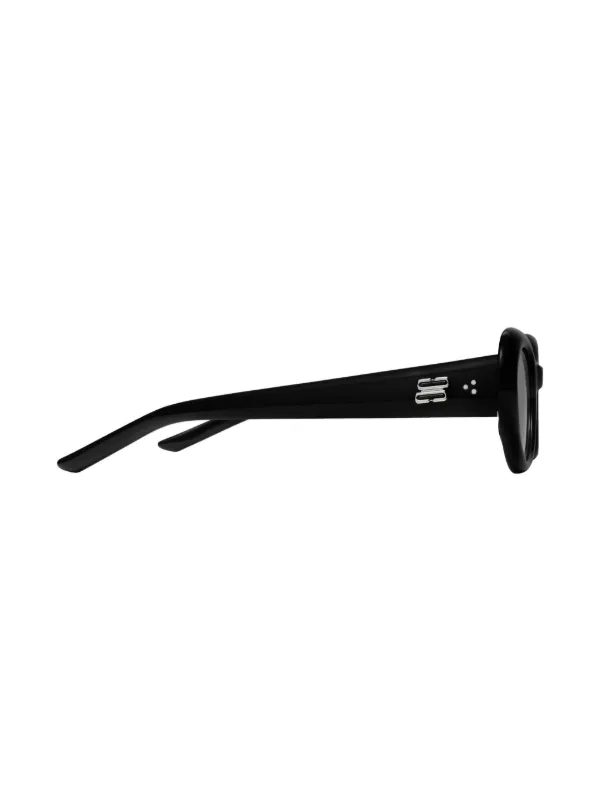 Gentle Monster Avon oval-frame Sunglasses | Black | FARFETCH CA