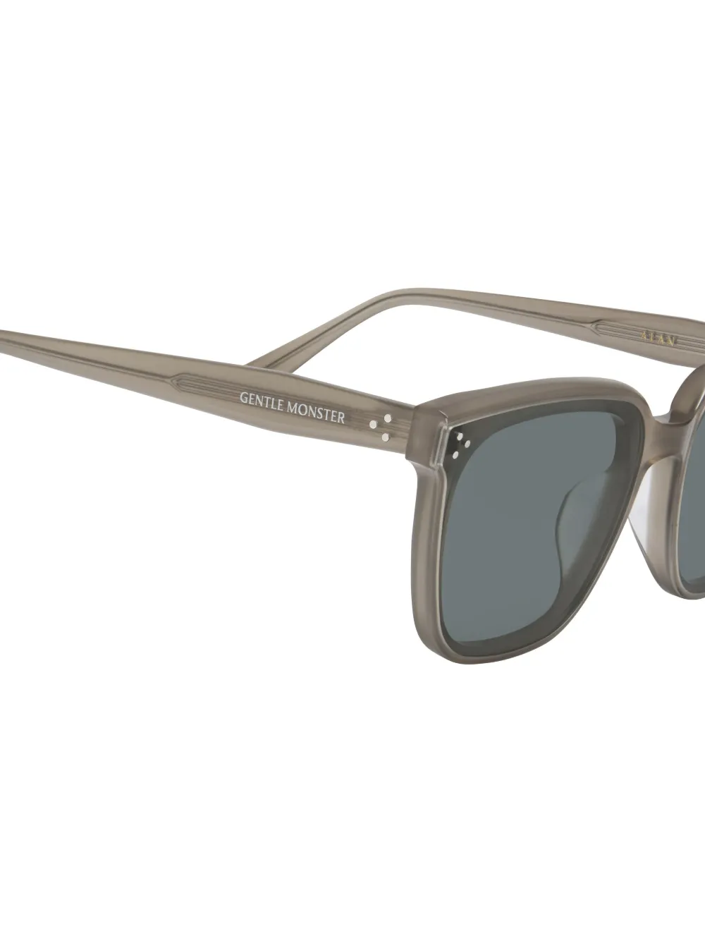 Gentle Monster Alan K2 zonnebril met vierkant montuur Groen