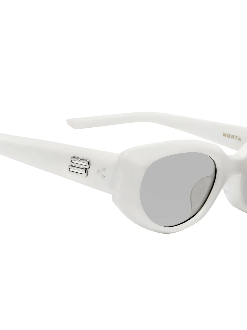 Gentle Monster Monta W2 zonnebril met vierkant montuur Wit