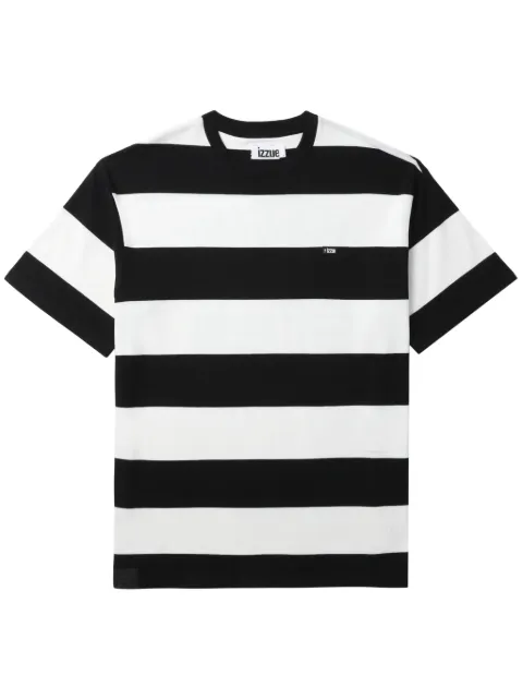 izzue striped cotton T-shirt