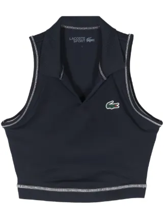 Cropped lacoste polo deals