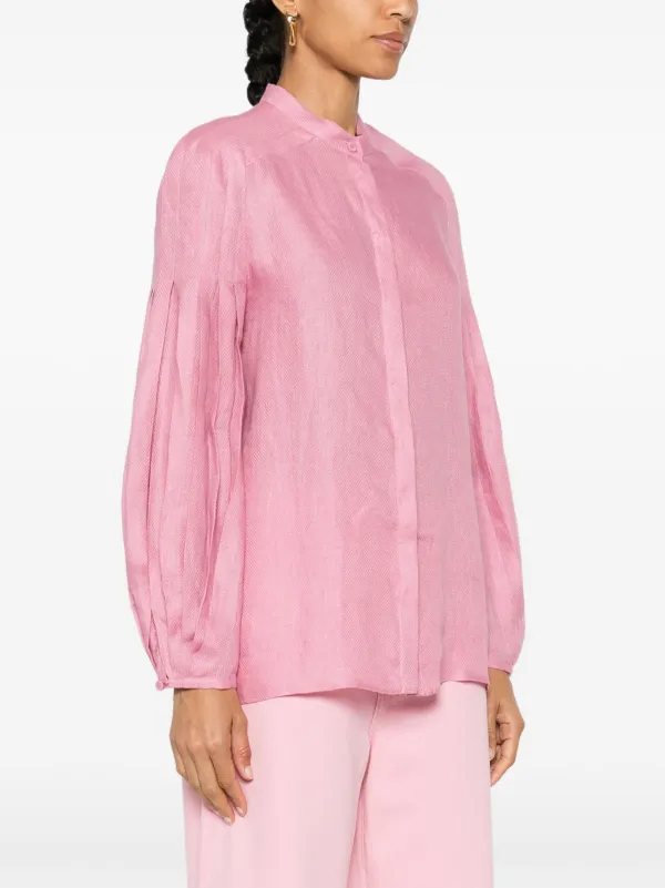 ella_selectshop pleats cut blouse (pink)