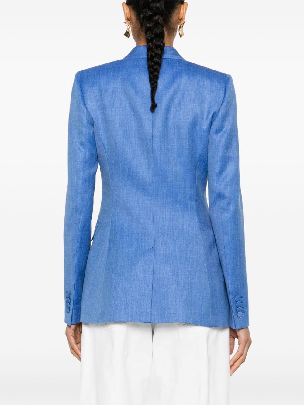 Gabriela Hearst Blazer met dubbele rij knopen Blauw