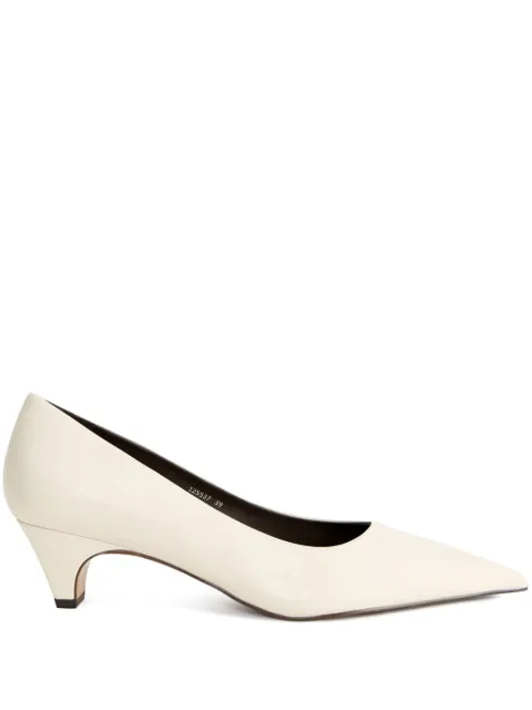 12 STOREEZ 50mm pointed-toe leather pumps