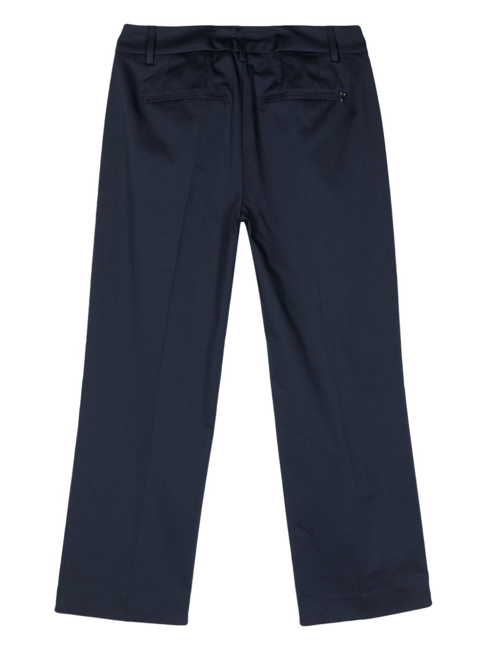 Shop Dondup Meli Satin Trousers In Blue