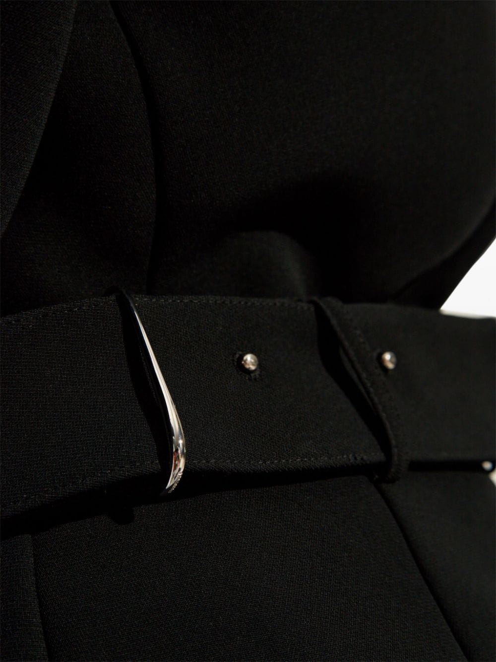 Shop Jacquemus Obra Pencil Skirt In Black