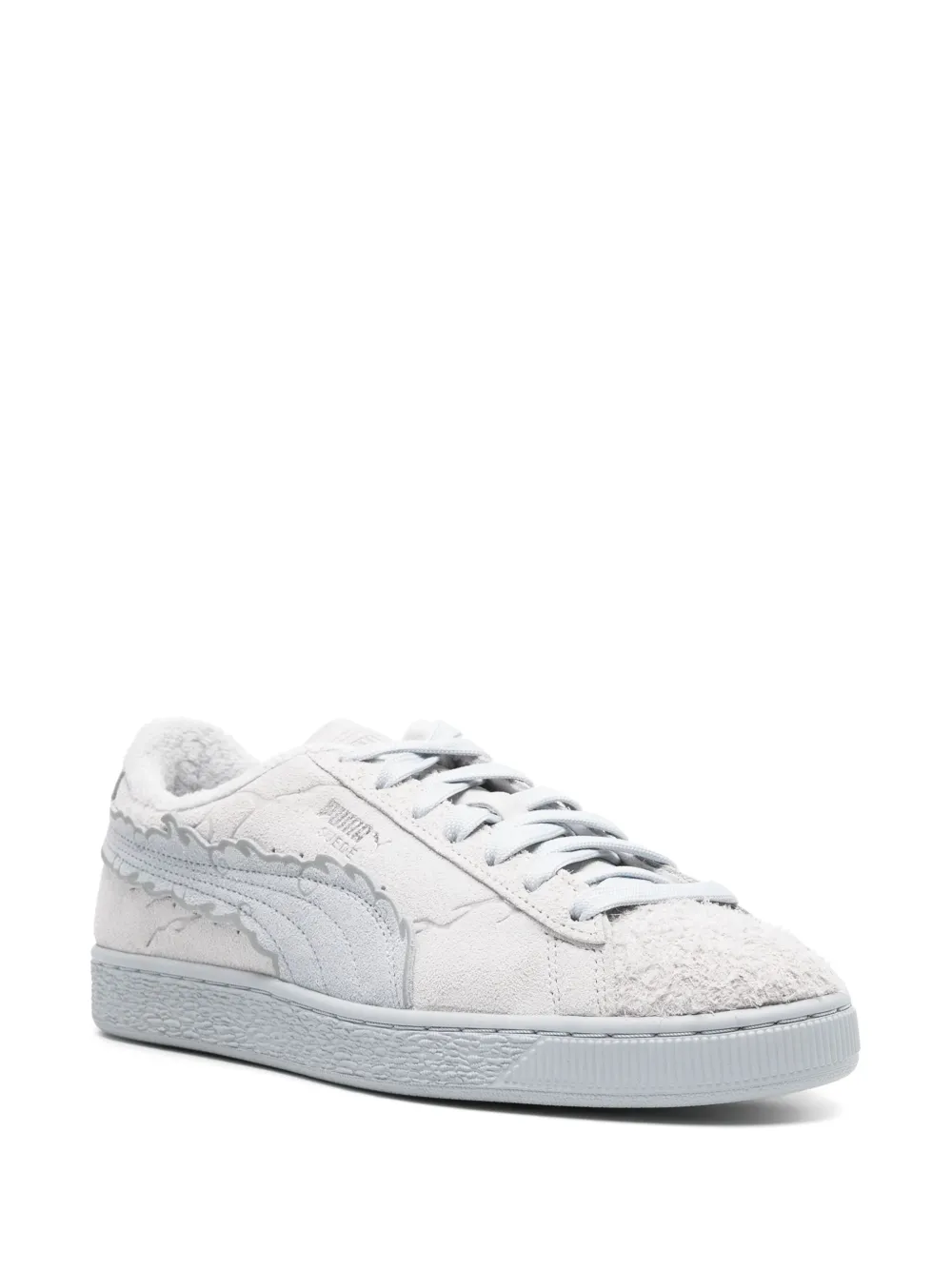 PUMA X One Piece Straw Hat Luffy Suede Sneakers Farfetch puma-umumkan-koleksi-suede-one-piece-x-puma-untuk-tahun-2024-relung-id