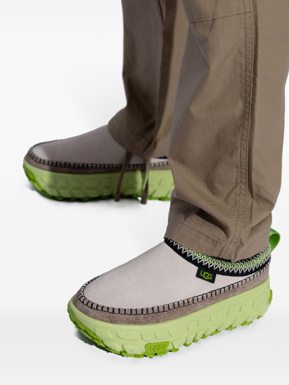 Shop Ugg Venture Daze Platform Slippers In Neutrals