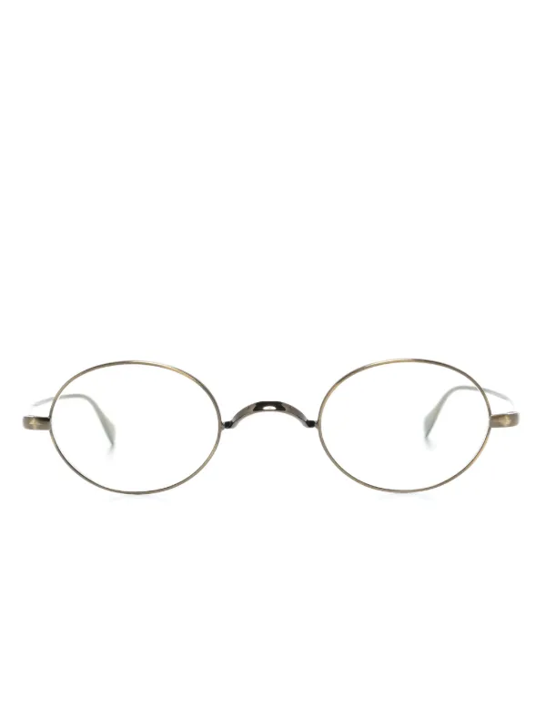 Oliver Peoples Calidor ラウンド眼鏡フレーム | ブラウン | FARFETCH JP
