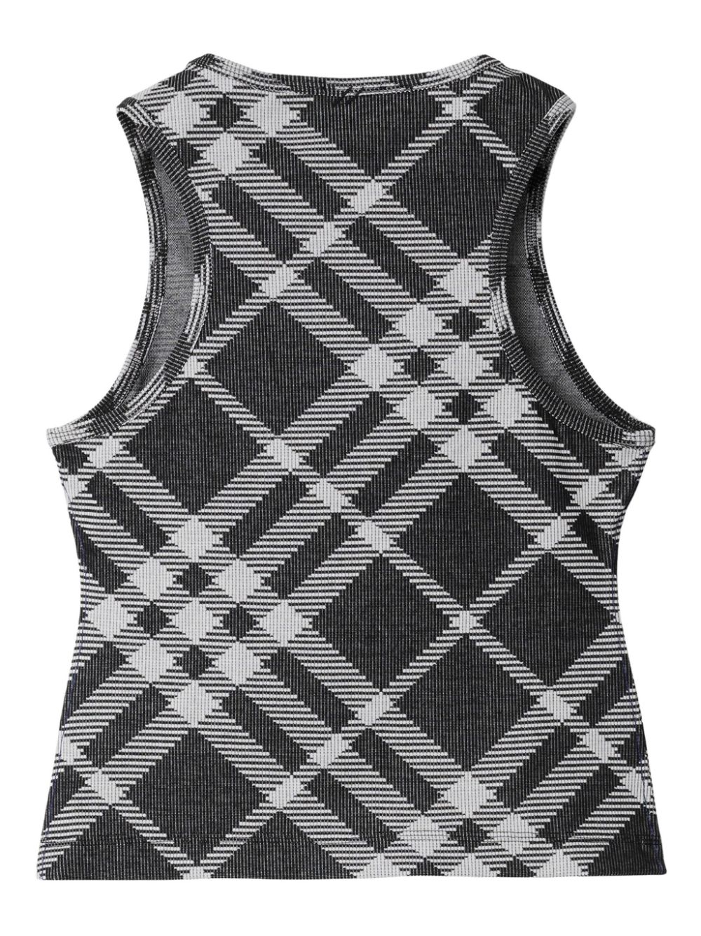 Burberry checkered cotton top Women