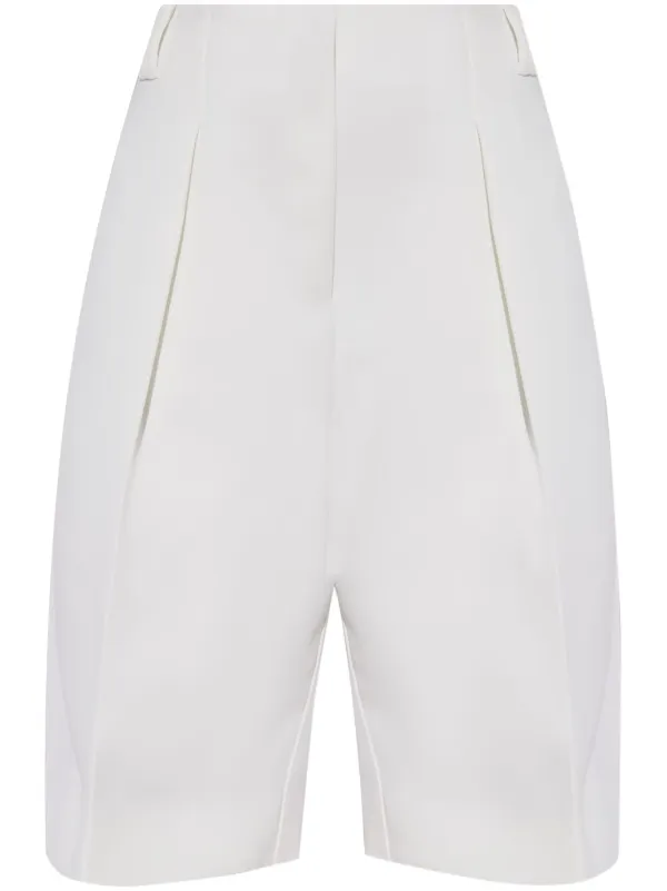 Jacquemus ハイウエスト ショートパンツ | ホワイト | FARFETCH JP
