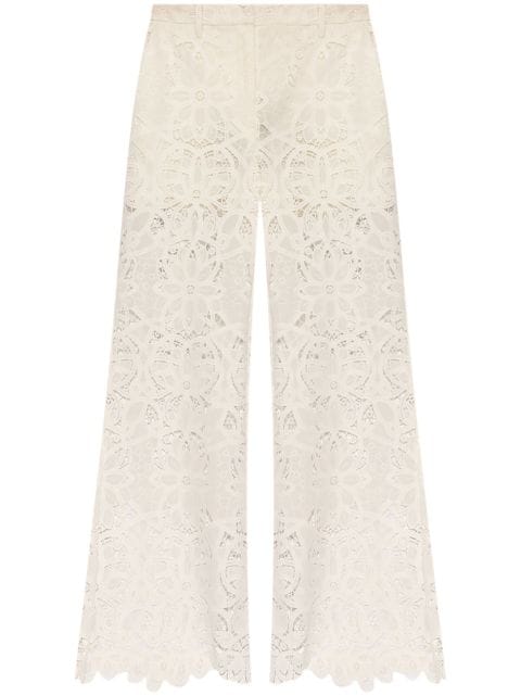 MUNTHE Eileen lace trousers