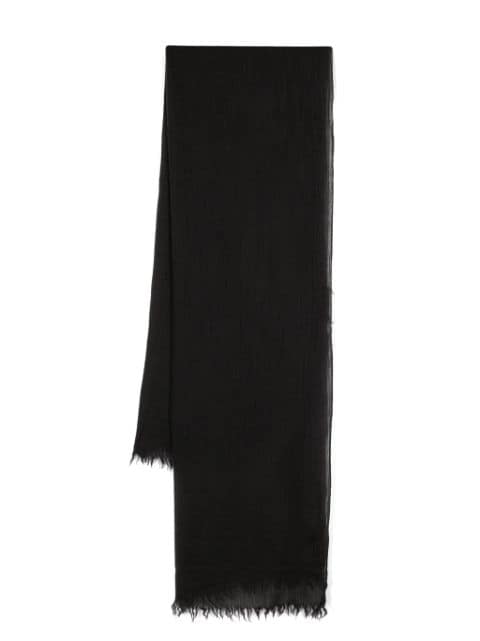 Private 0204 frayed cashmere scarf