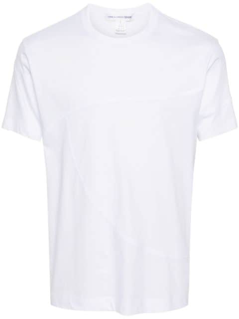 Comme Des Garçons panelled cotton T-shirt
