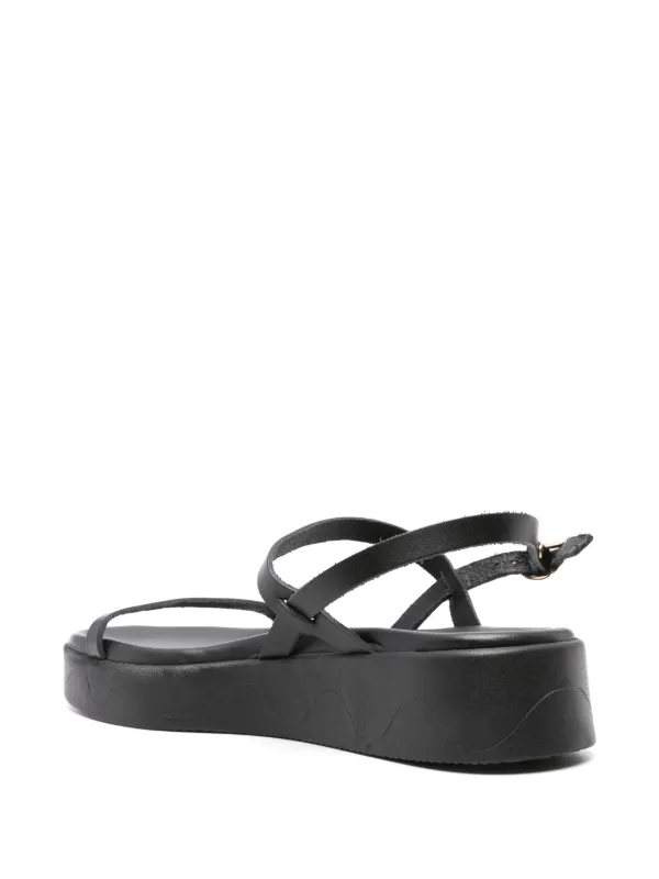 Ancient Greek Sandals Euriali Platform Leather Sandals