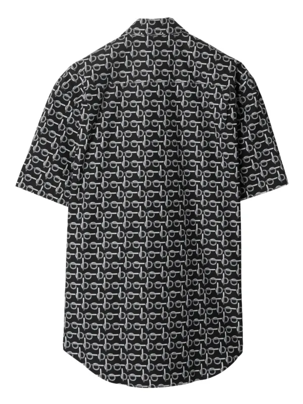 Burberry shirt silver discount