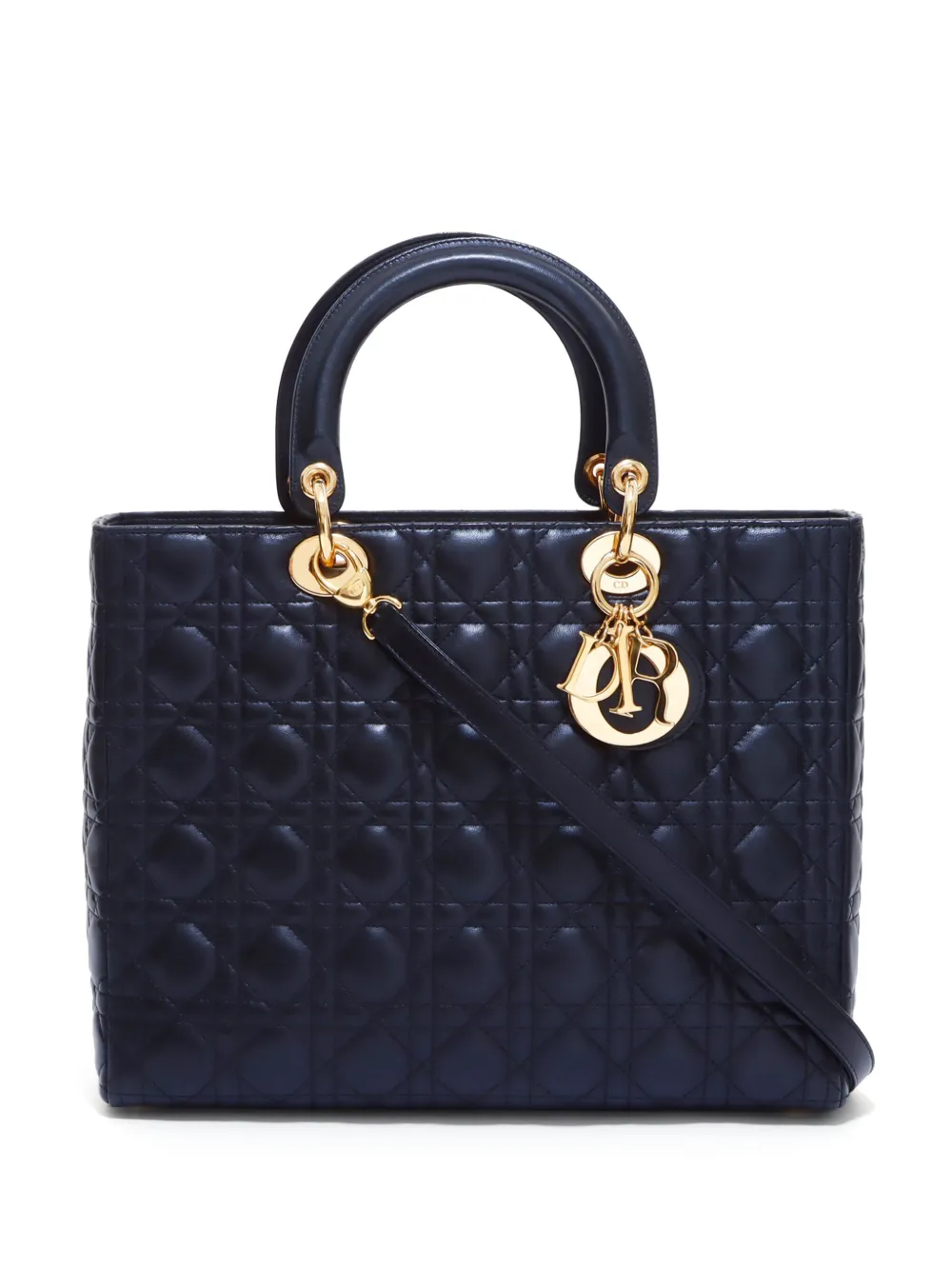 Christian Dior Pre-Owned Lady Dior two-way bag – Black