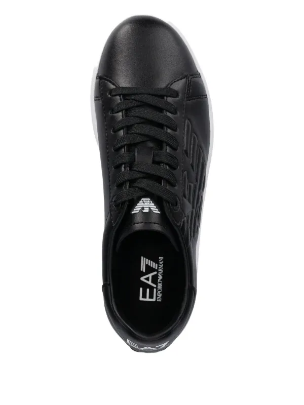 Ea7 Emporio Armani ロゴ スニーカー | ブラック | FARFETCH JP