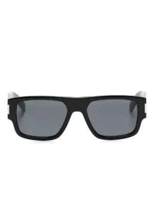 Miu Miu Eyewear スクエアフレーム サングラス | ブラック | FARFETCH JP