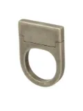 Parts of Four Plate sterling-silver ring