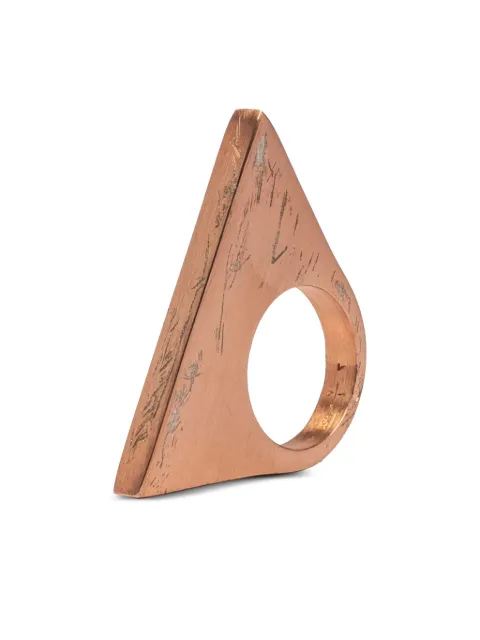 Parts of Four Crescent Bridge gold-plated ring