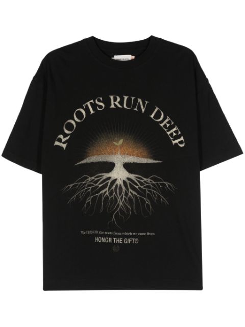 Honor The Gift Roots Run Deep cotton T-shirt