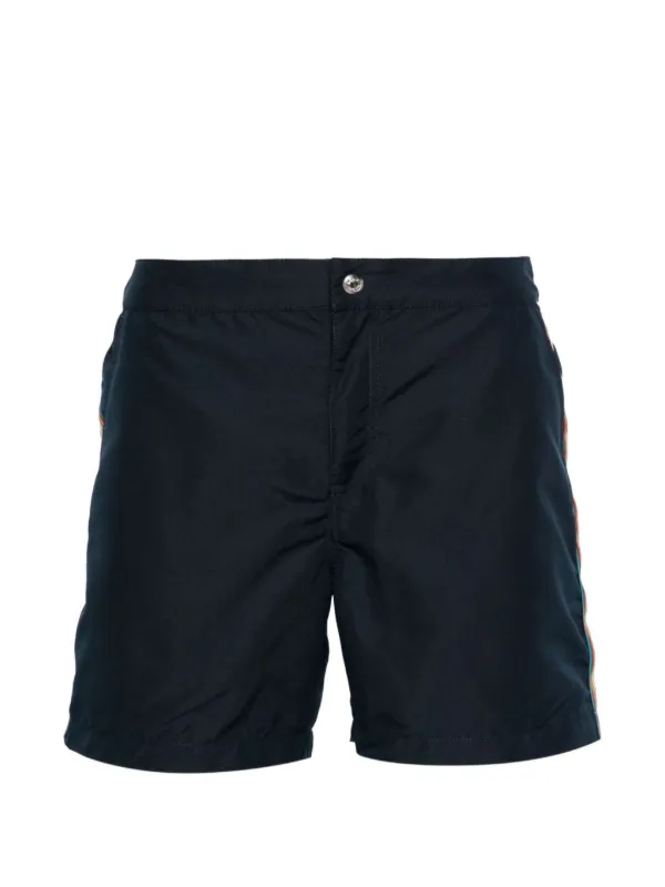 Paul Smith Recycled 'signature Stripe' Swim Shorts in Blue